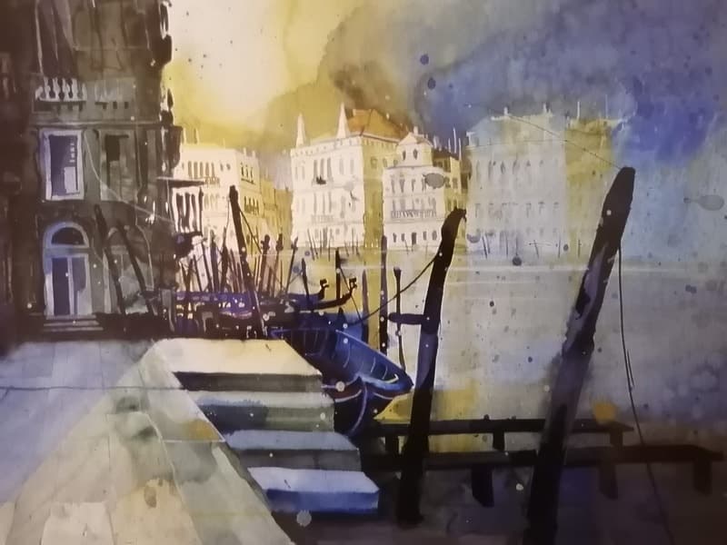 Venice – Canal Grande – Fondamenta del Teatro a S. Angelo