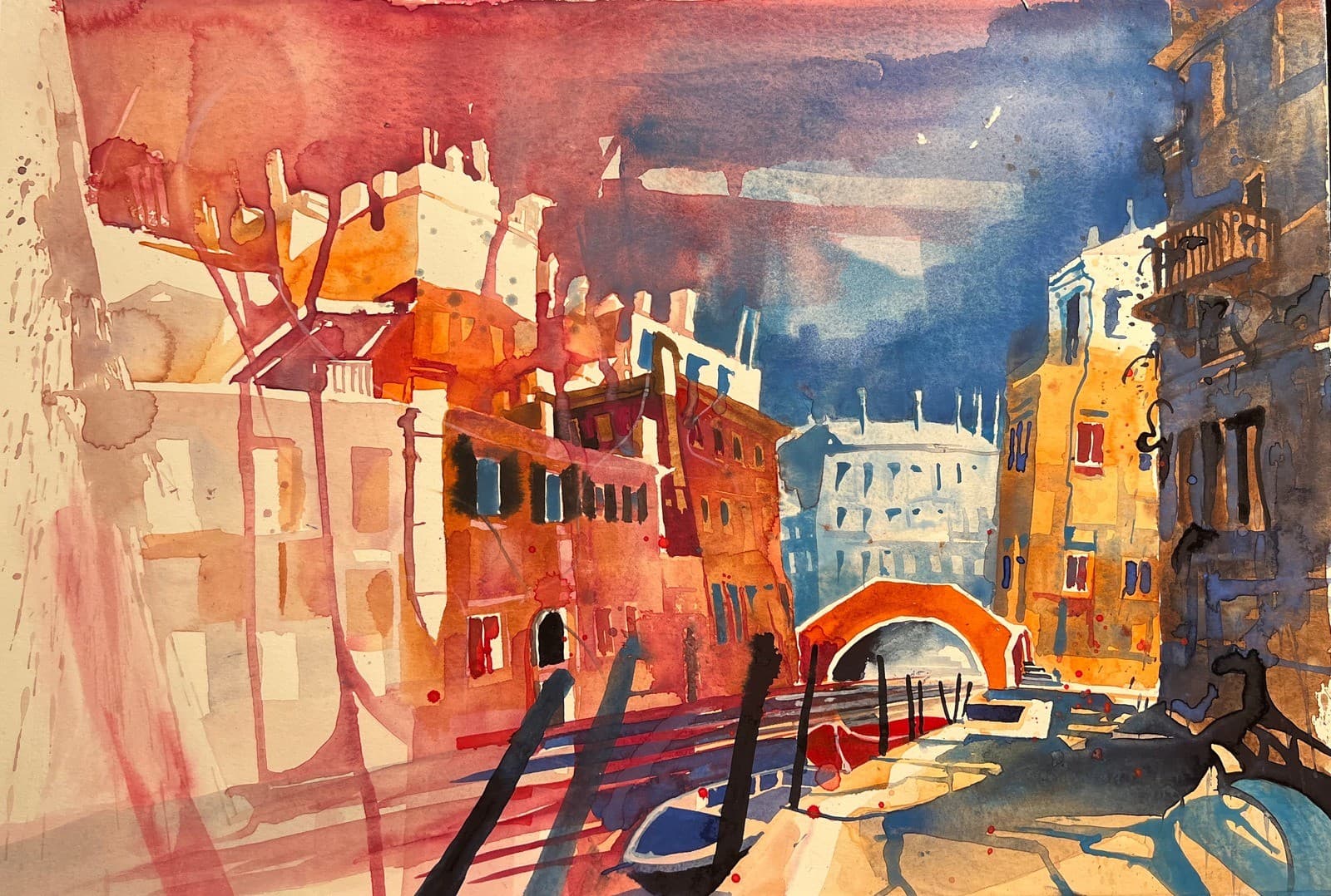 Venice – Red Bridge